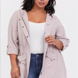 Grey/ lavender Anorak jacket super lightweight